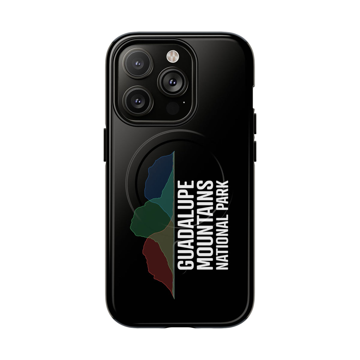 Guadalupe Mountains National Park iPhone Case with MagSafe - Histogram Design