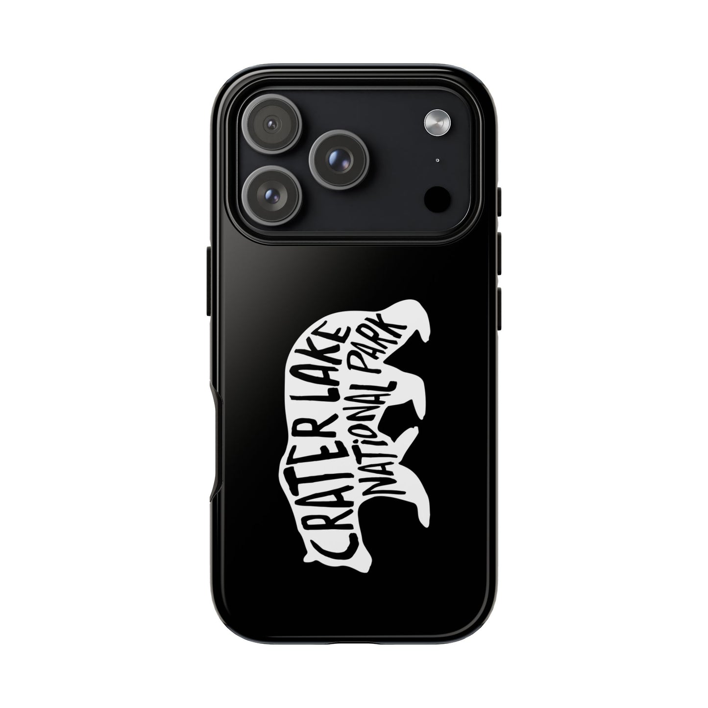 Crater Lake National Park Phone Case - Black Bear Design
