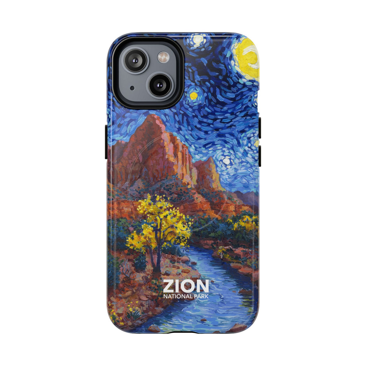 Zion National Park iPhone Case with MagSafe - Starry Night