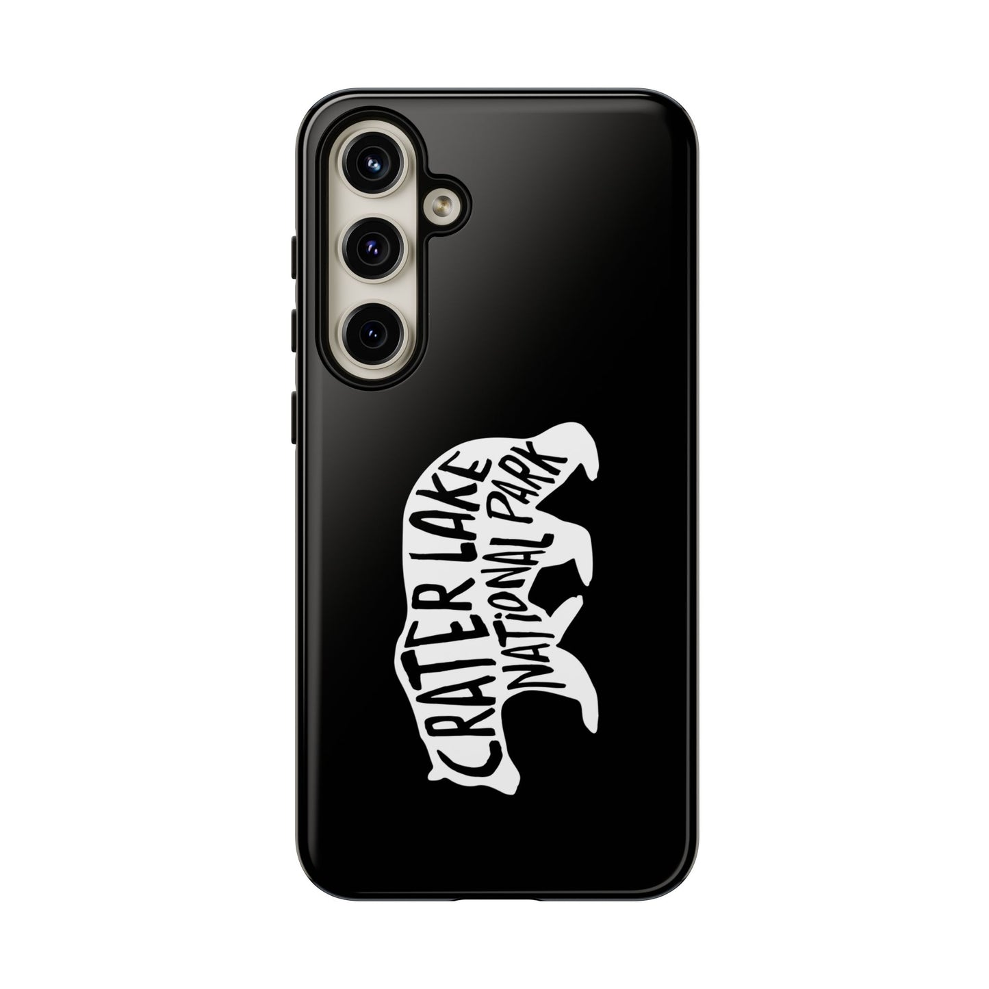 Crater Lake National Park Phone Case - Black Bear Design