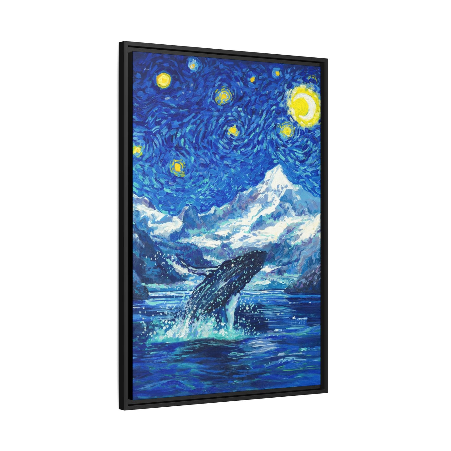Glacier Bay National Park Framed Canvas - The Starry Night