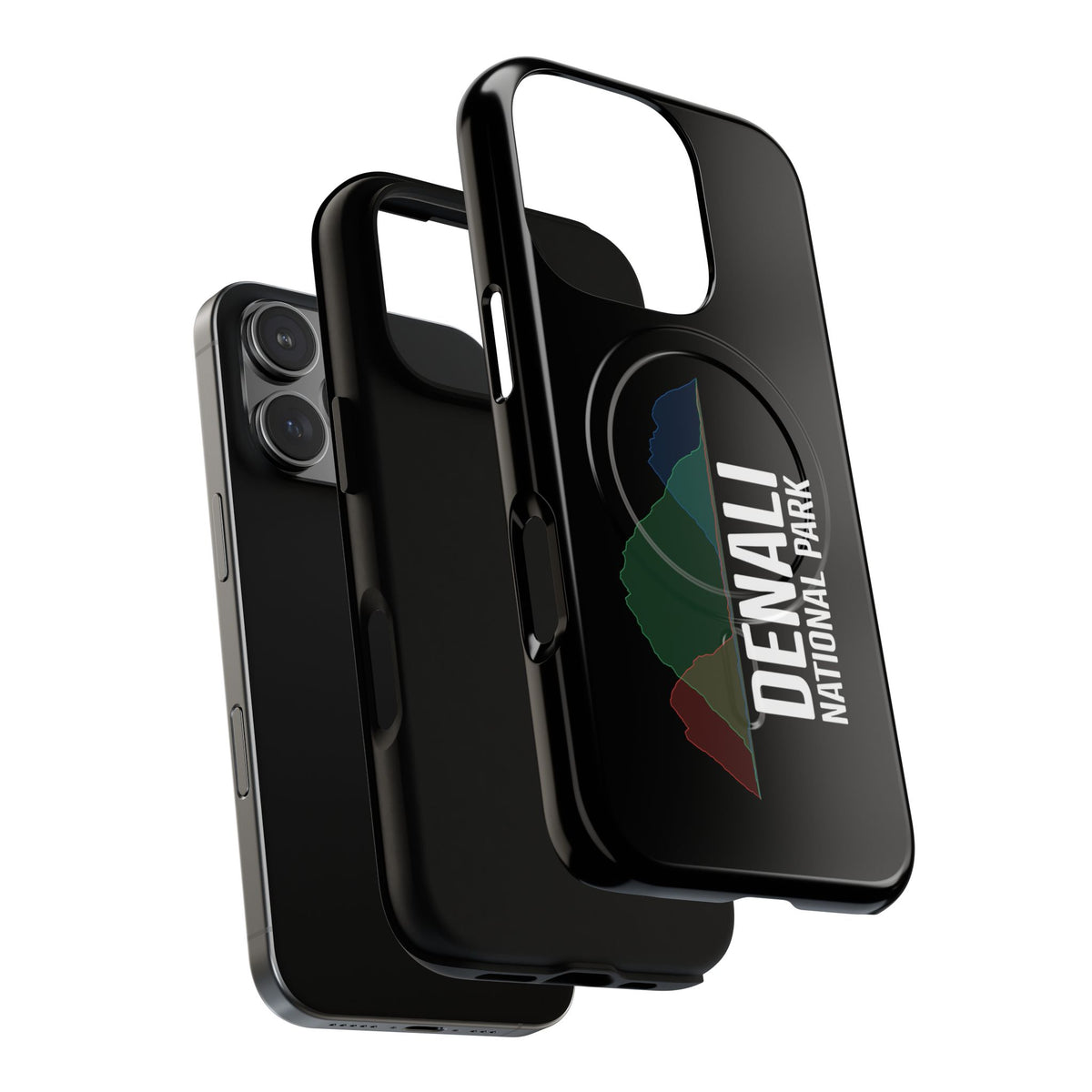 Denali National Park iPhone Case with MagSafe - Histogram Design