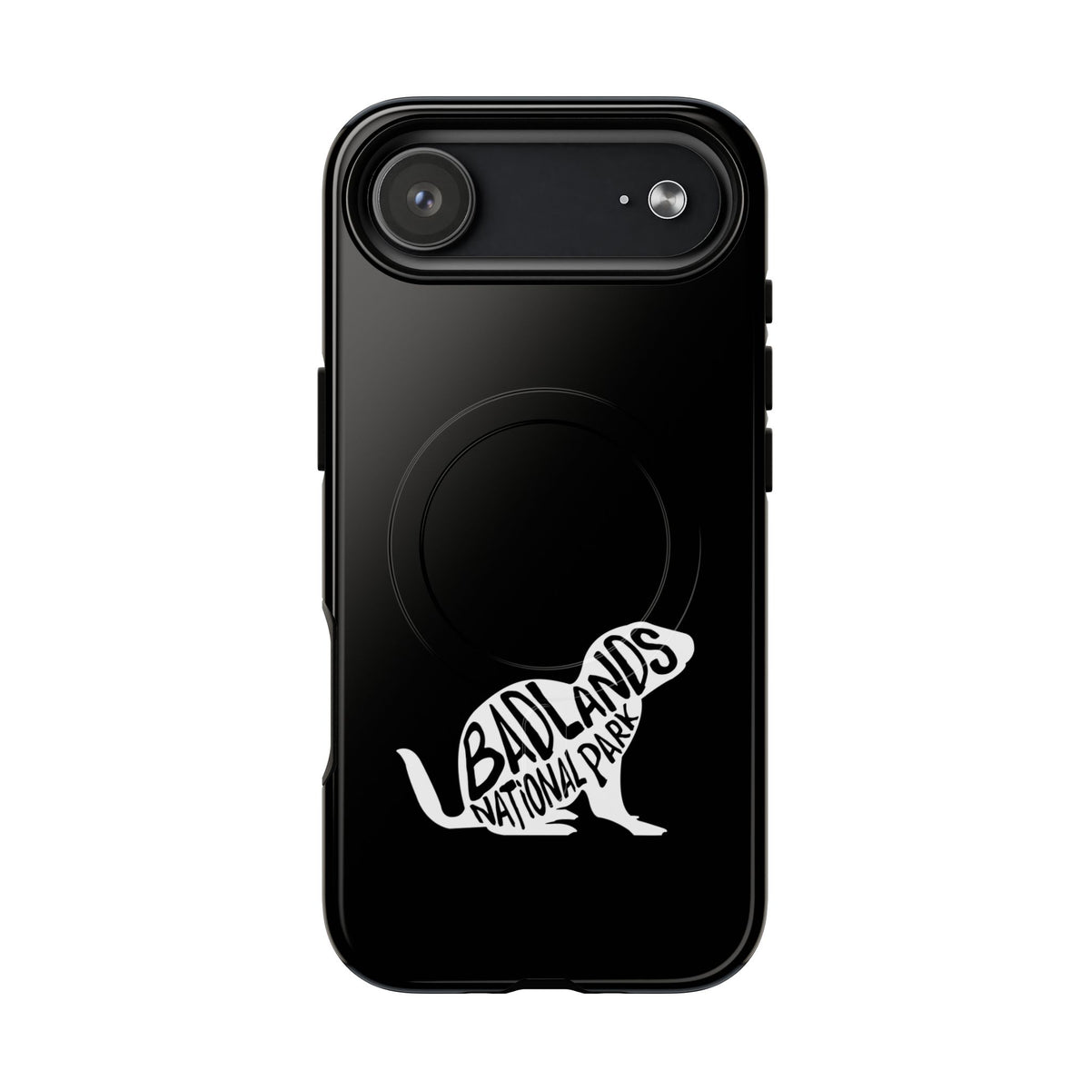 Badlands National Park iPhone Case with MagSafe - Prairie Dog Design