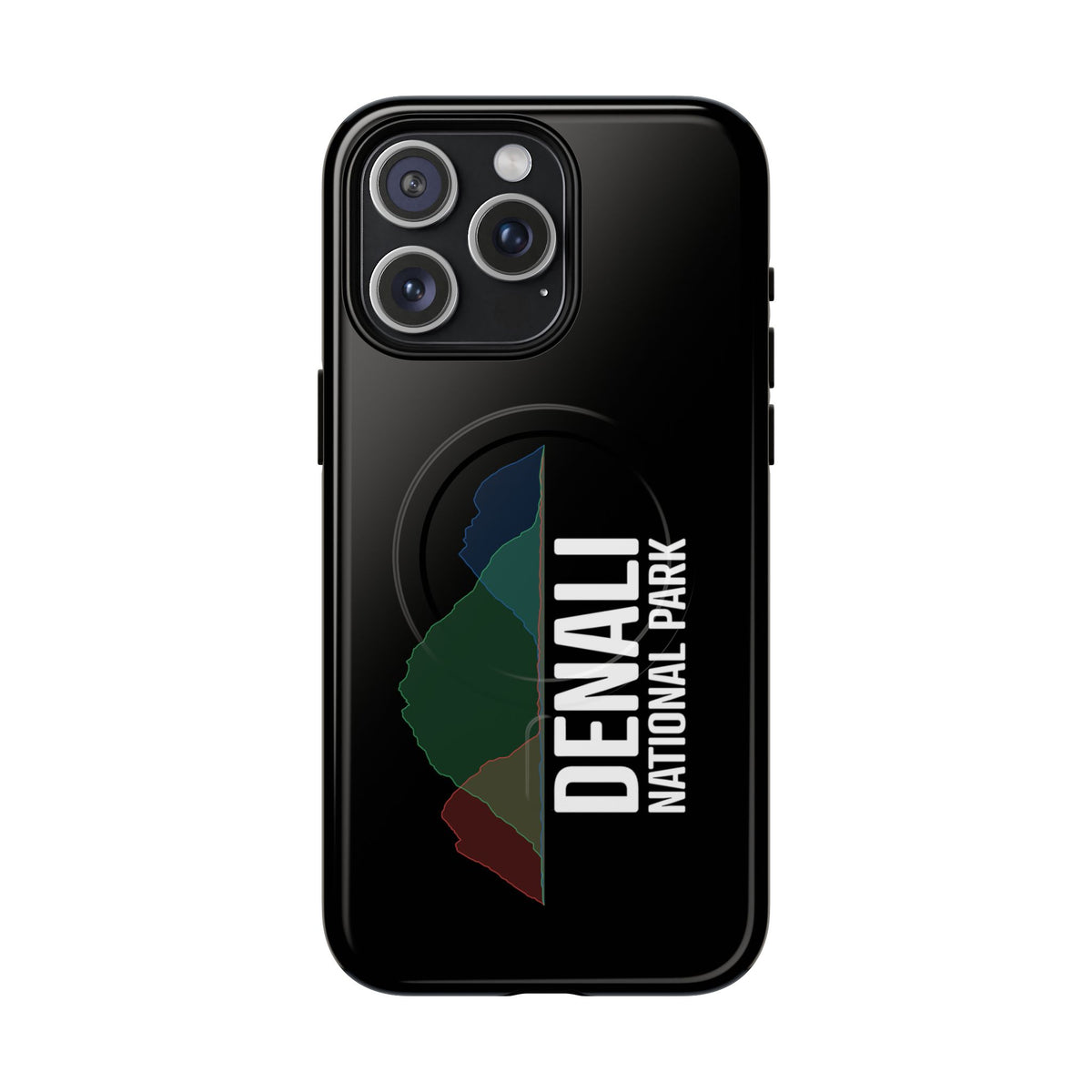Denali National Park iPhone Case with MagSafe - Histogram Design