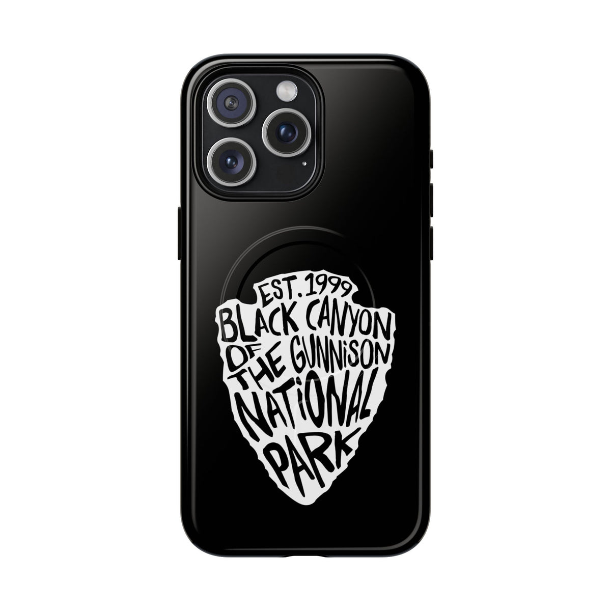 Black Canyon of the Gunnison National Park iPhone Case with MagSafe - Arrowhead Design