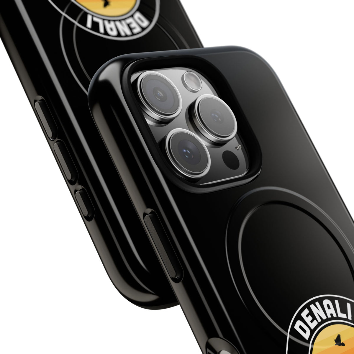 Denali National Park iPhone Case with MagSafe - Round Emblem Design