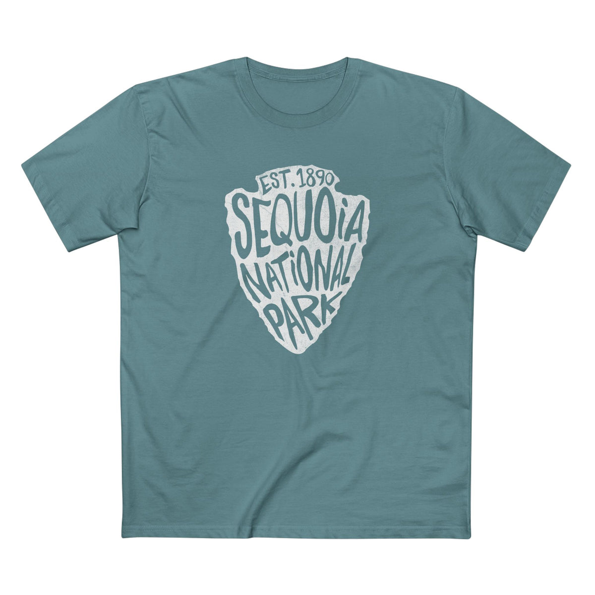 Sequoia National Park T-Shirt - Arrow Head Design in Slate Blue
