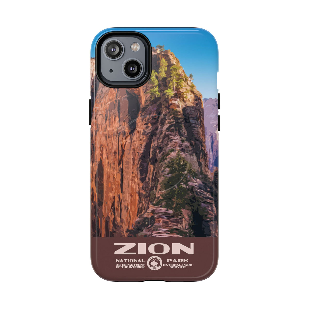 Zion National Park iPhone Case with MagSafe - Angels Landing Trail