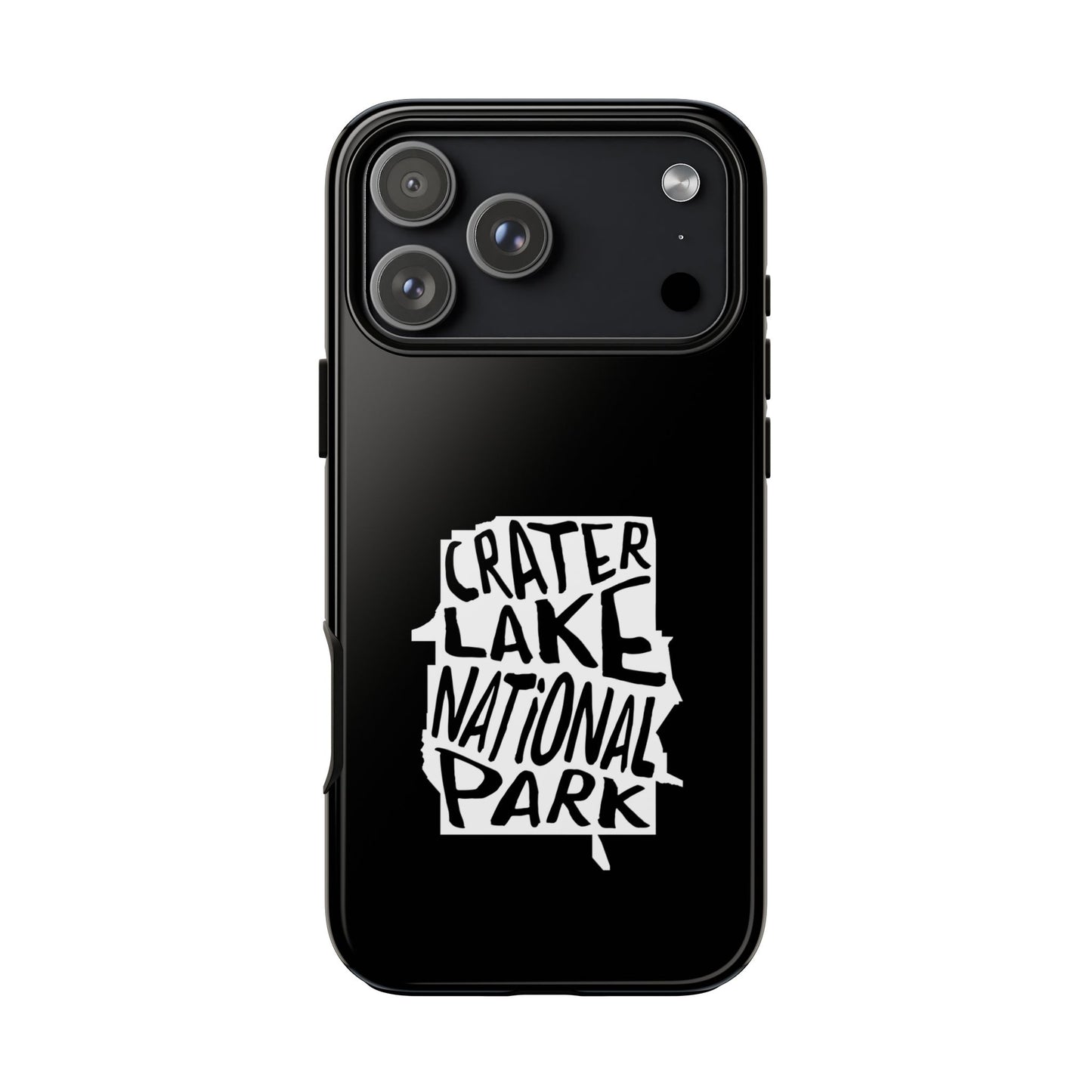 Crater Lake National Park Phone Case - Map Design