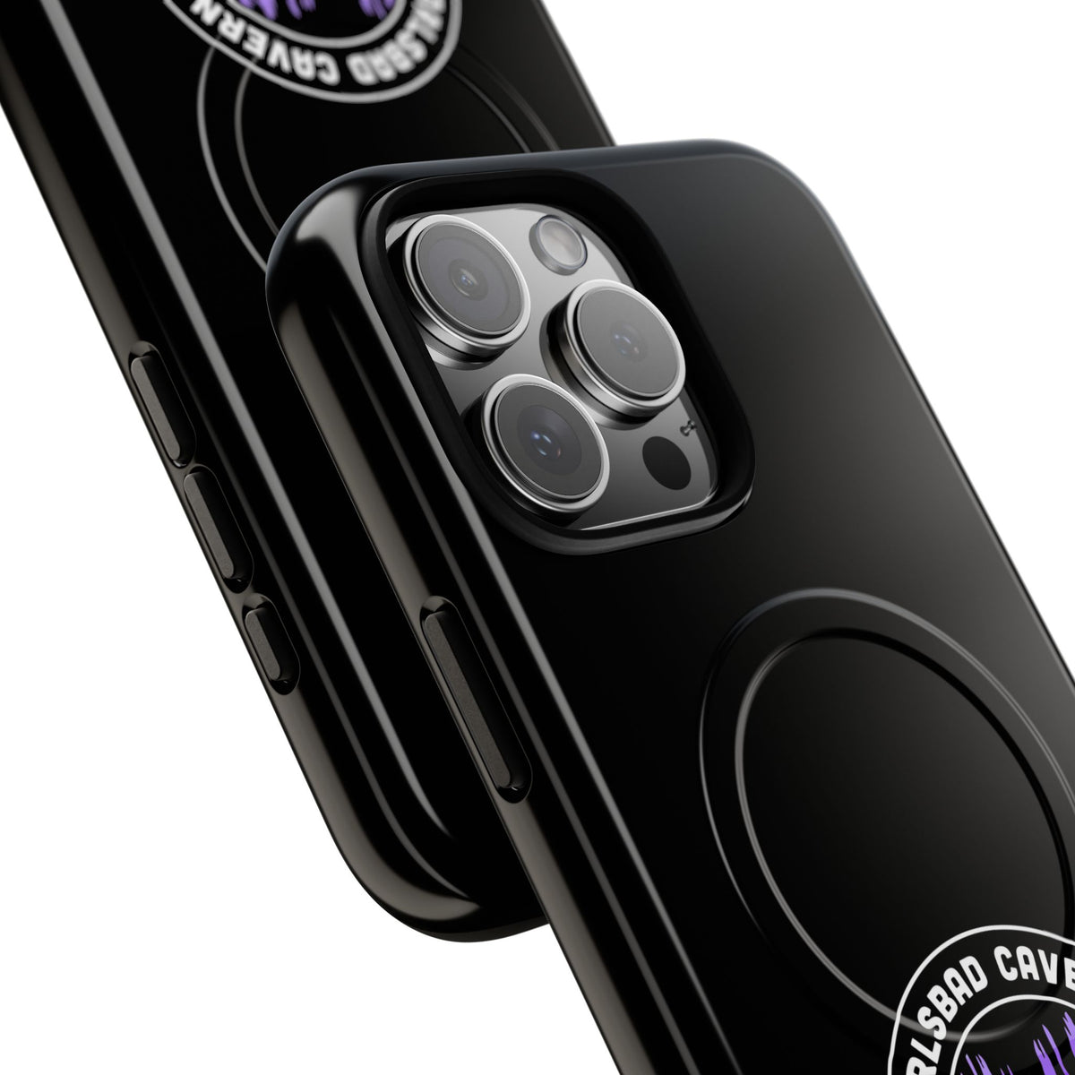 Carlsbad Caverns National Park iPhone Case with MagSafe - Round Emblem Design