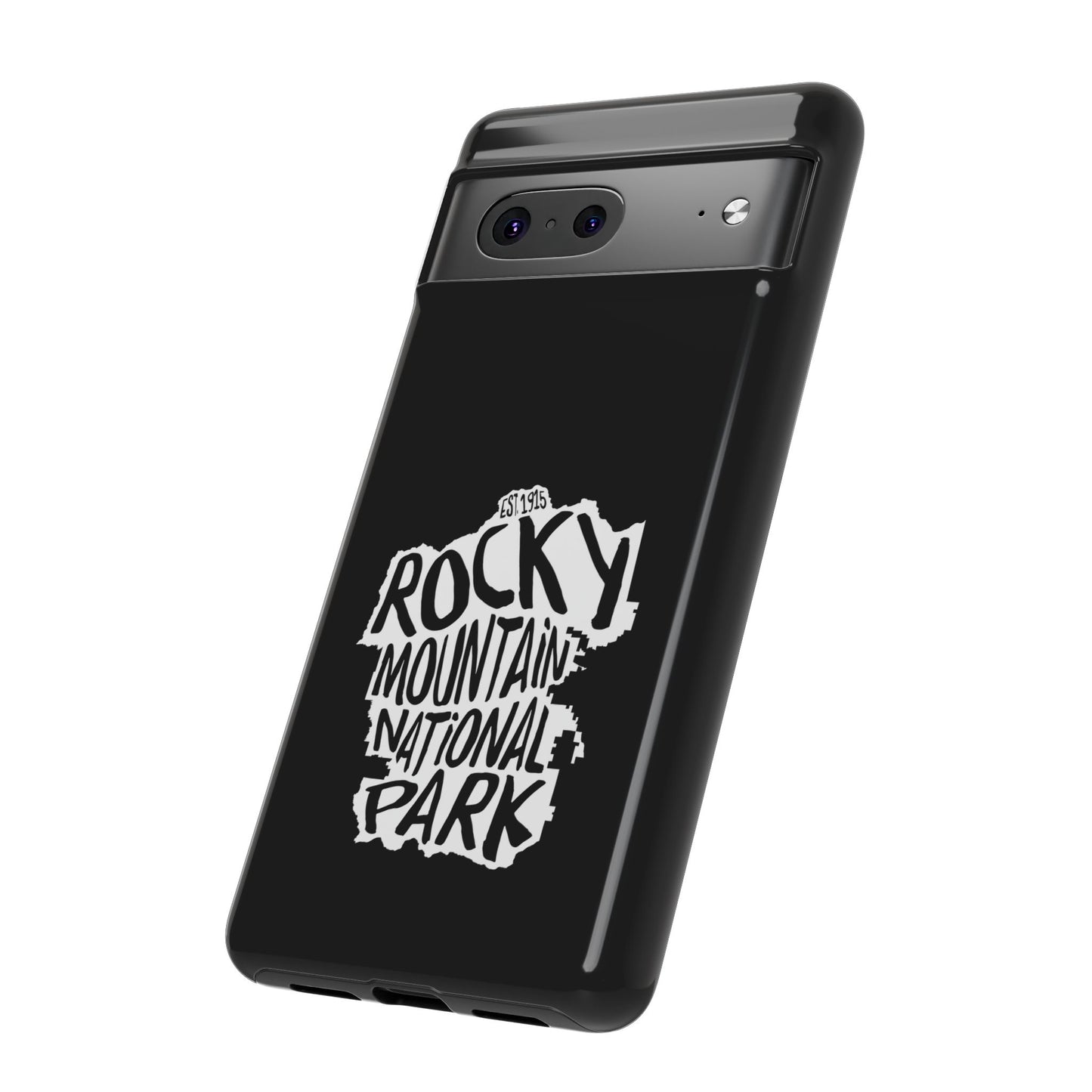 Rocky Mountain National Park Phone Case - Map Design