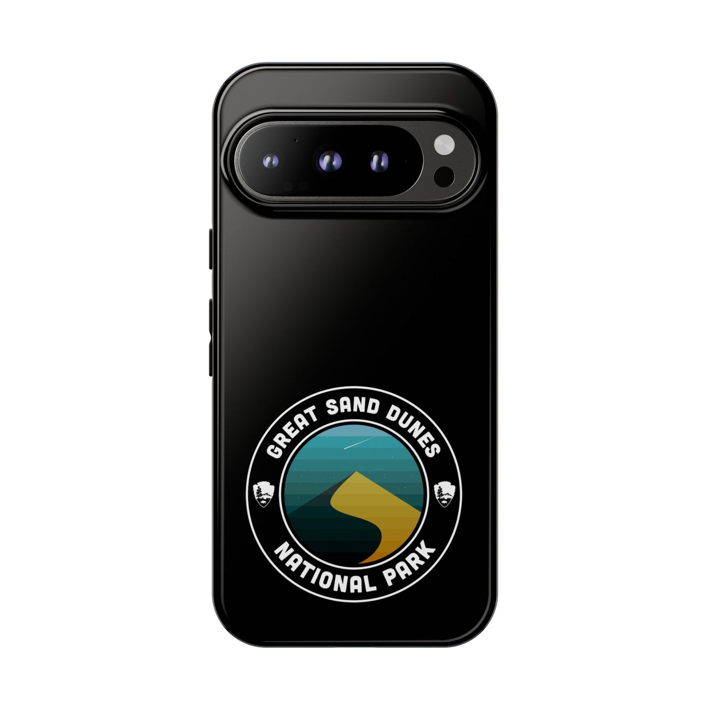Great Sand Dunes National Park Phone Case - Round Emblem Design