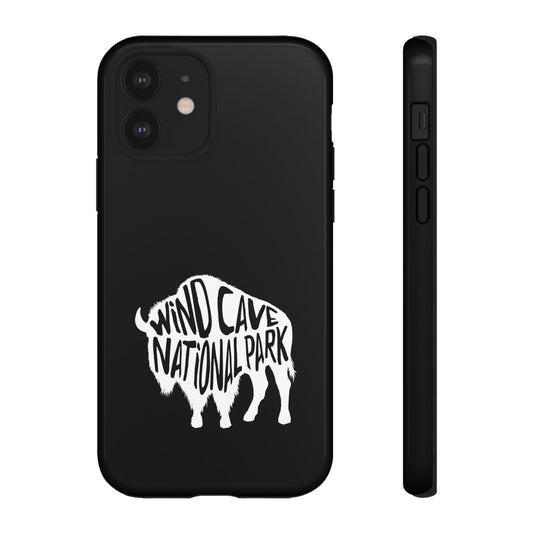 Wind Cave National Park Phone Case - Bison Design