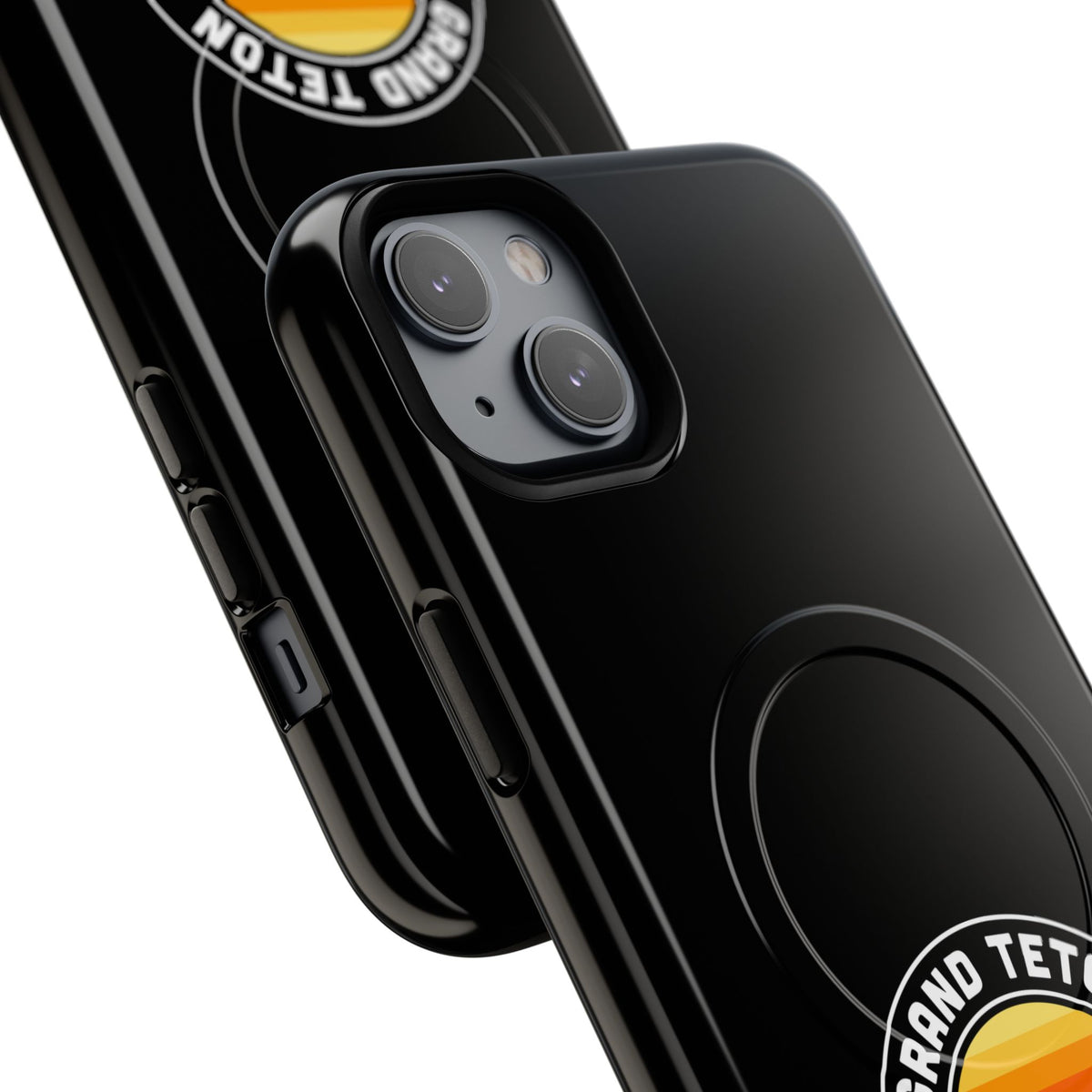 Grand Teton National Park iPhone Case with MagSafe - Round Emblem Design