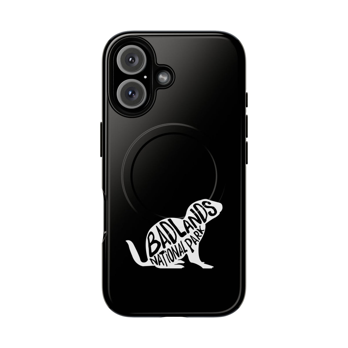 Badlands National Park iPhone Case with MagSafe - Prairie Dog Design