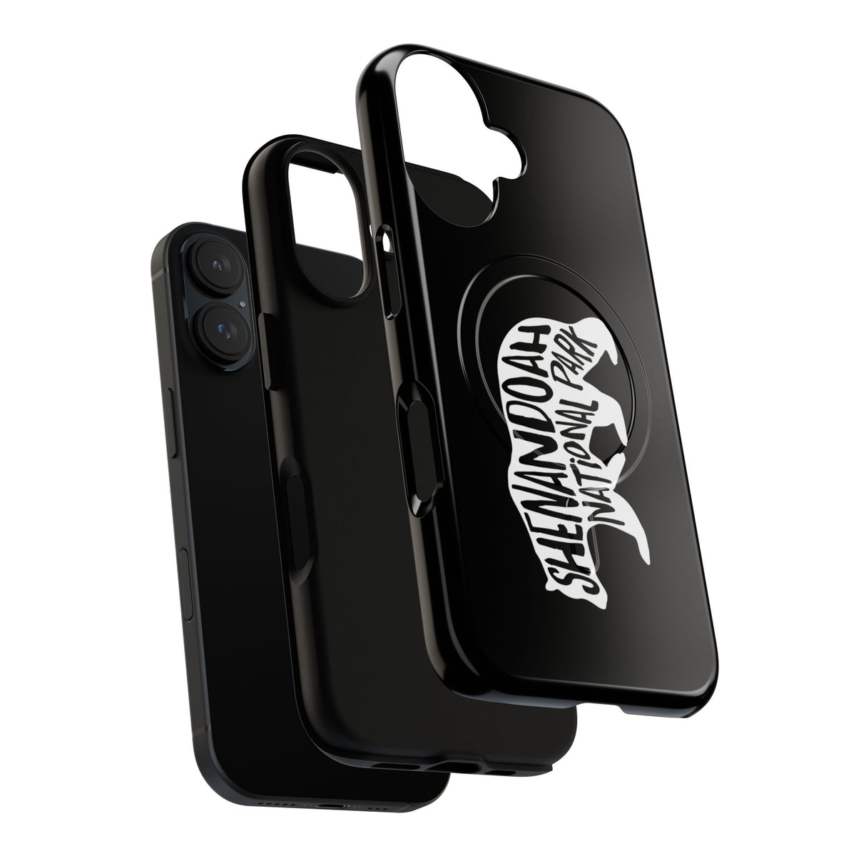 Shenandoah National Park iPhone Case with MagSafe - Black Bear Design
