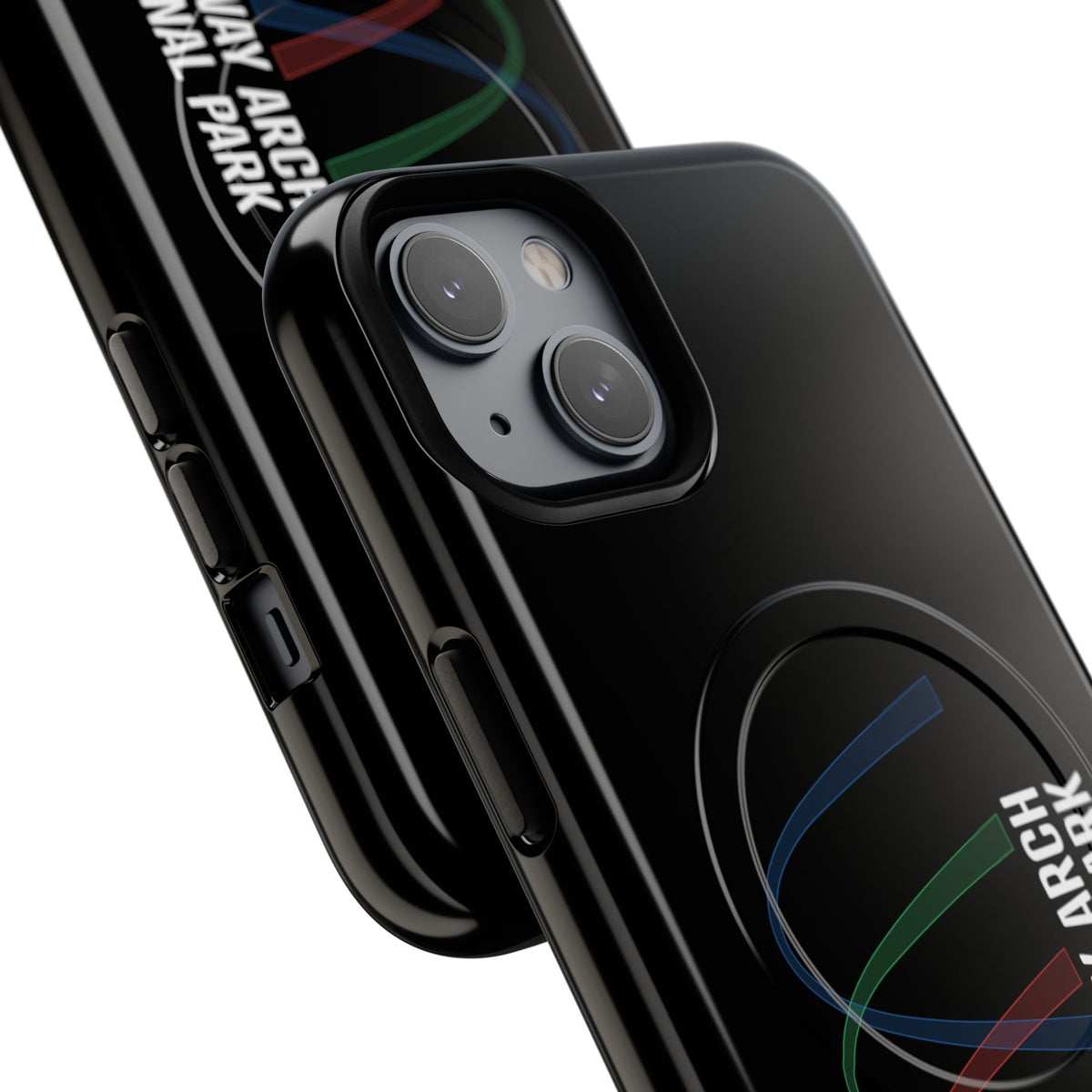 Gateway Arch National Park iPhone Case with MagSafe - Histogram Design