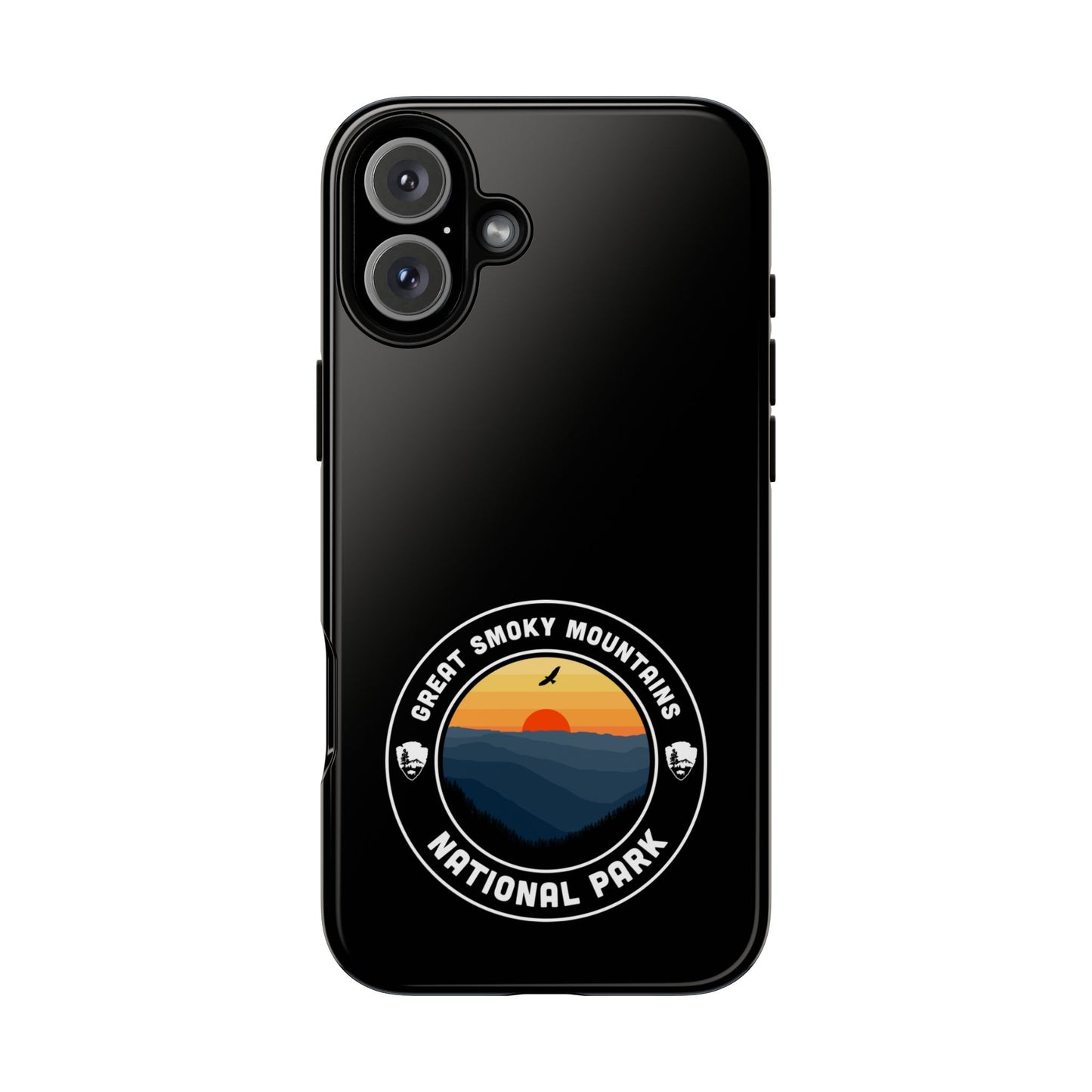 Great Smoky Mountains National Park Phone Case - Round Emblem Design