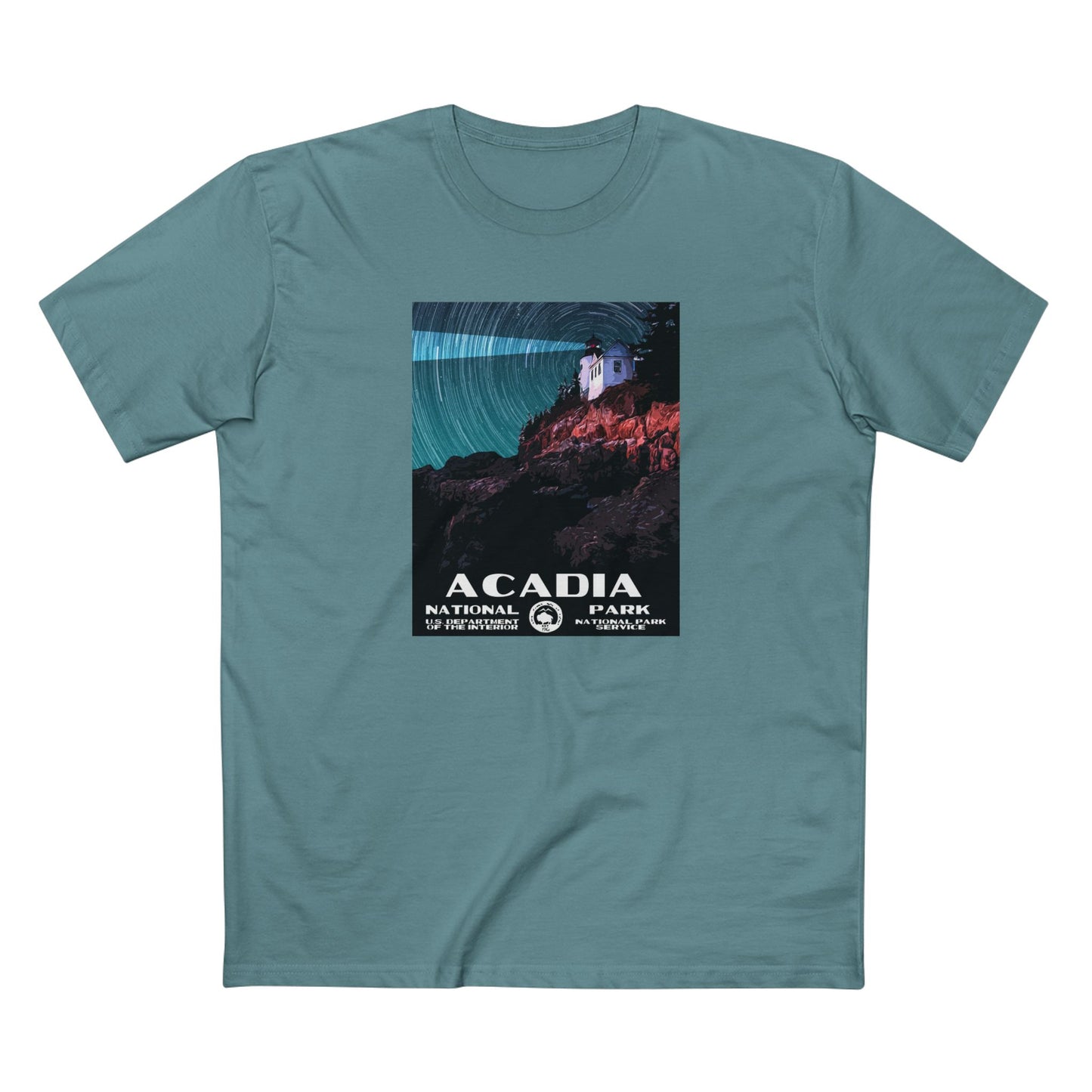 Acadia National Park T-Shirt in Slate Blue