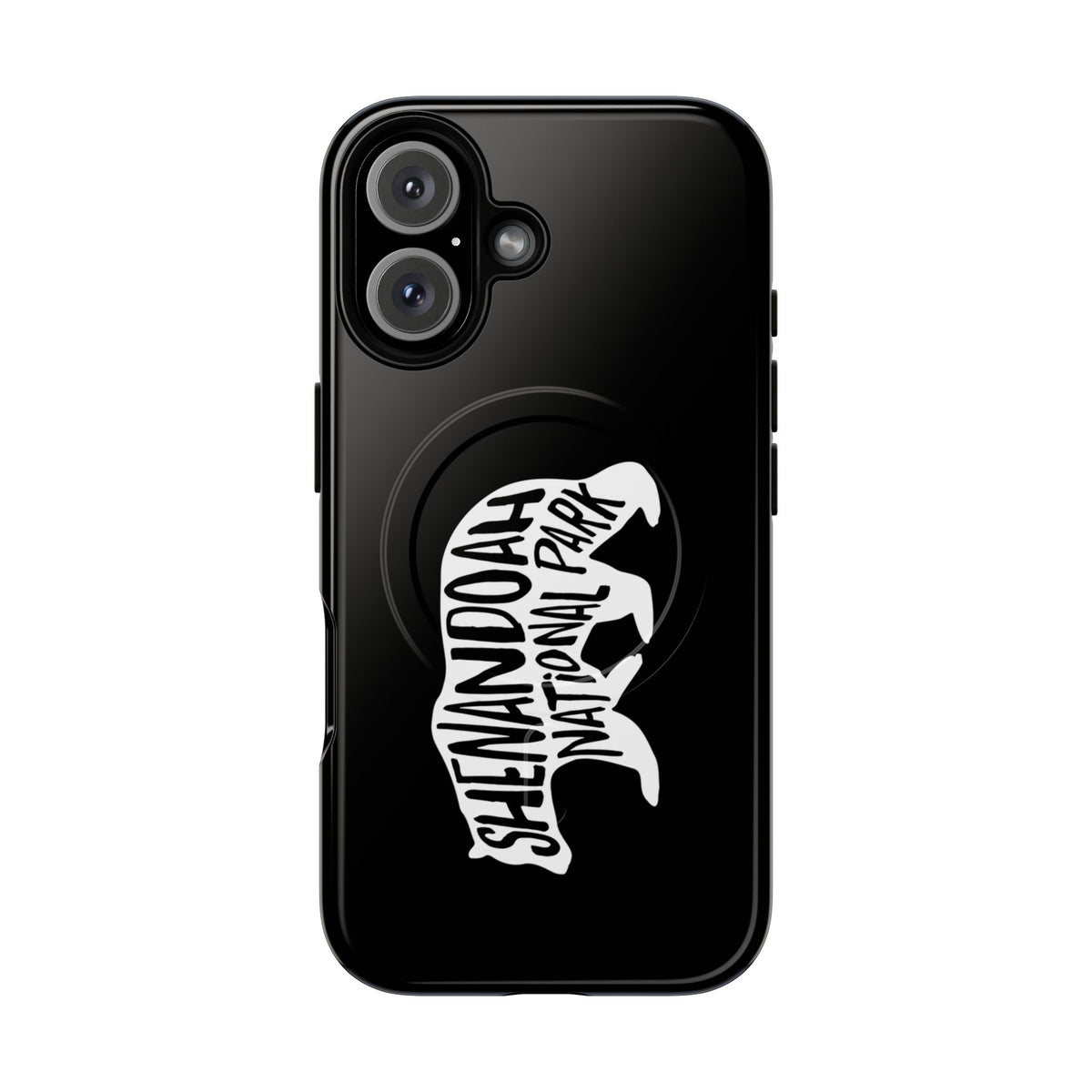 Shenandoah National Park iPhone Case with MagSafe - Black Bear Design