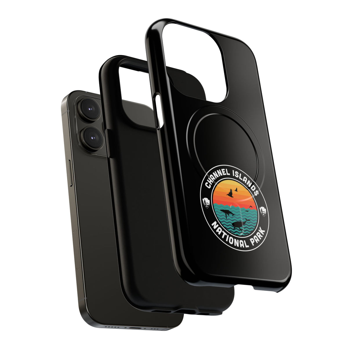 Channel Islands National Park iPhone Case with MagSafe - Round Emblem Design