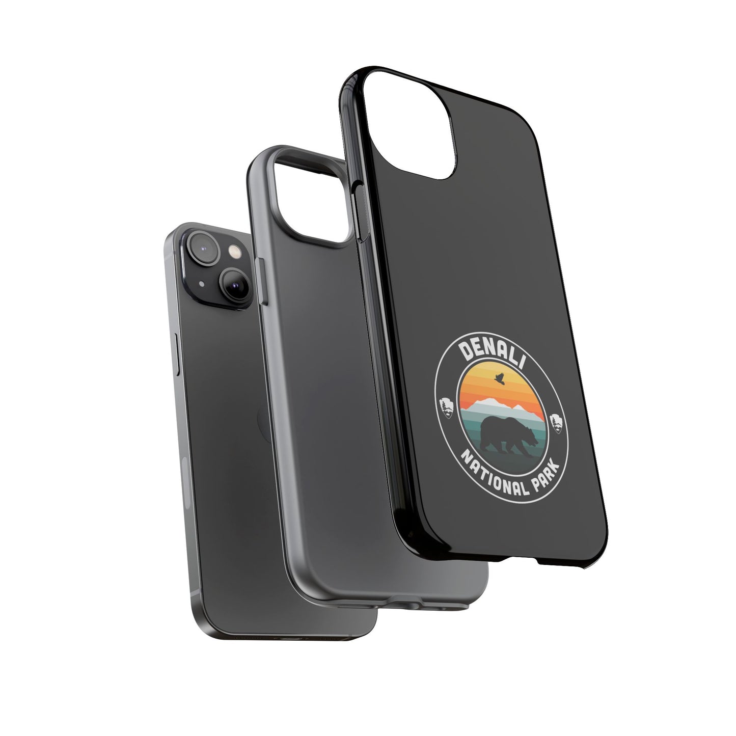 Denali National Park Phone Case - Round Emblem Design