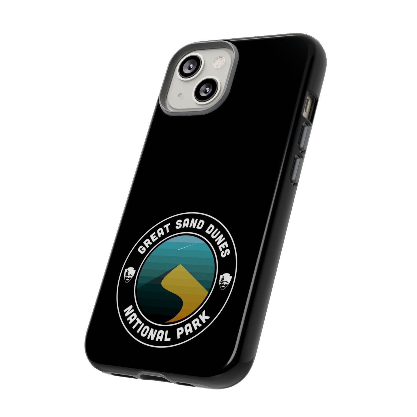 Great Sand Dunes National Park Phone Case - Round Emblem Design