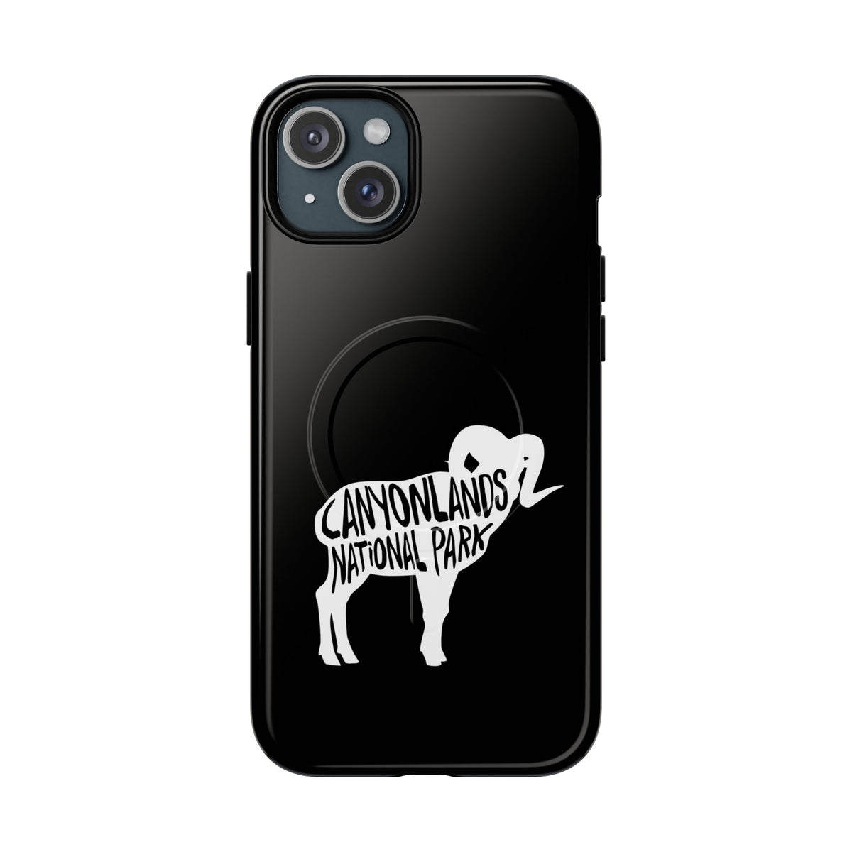 Canyonlands National Park iPhone Case with MagSafe - Bighorn Sheep Design