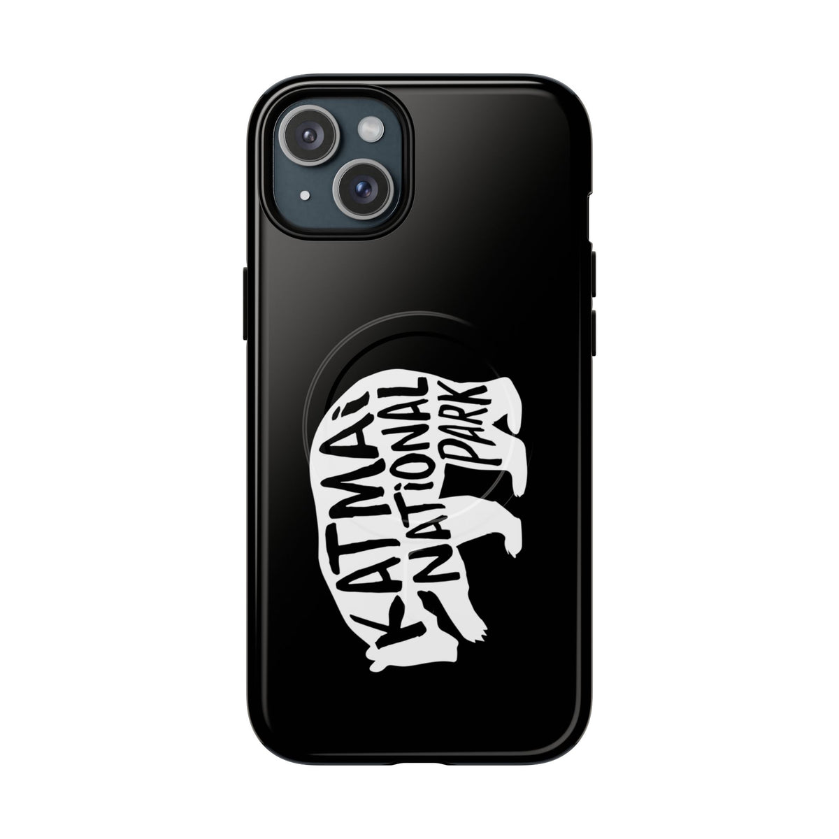 Katmai National Park iPhone Case with MagSafe - Grizzly Bear Design