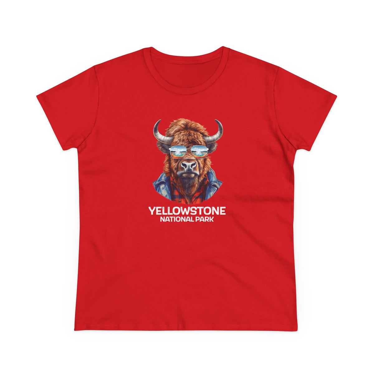 Yellowstone National Park Women's T-Shirt - Cool Bison