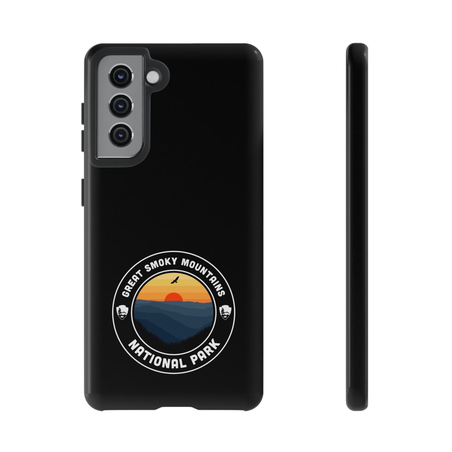 Great Smoky Mountains National Park Phone Case - Round Emblem Design