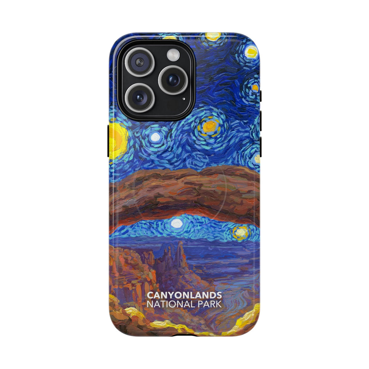 Canyonlands National Park iPhone Case with MagSafe - Starry Night