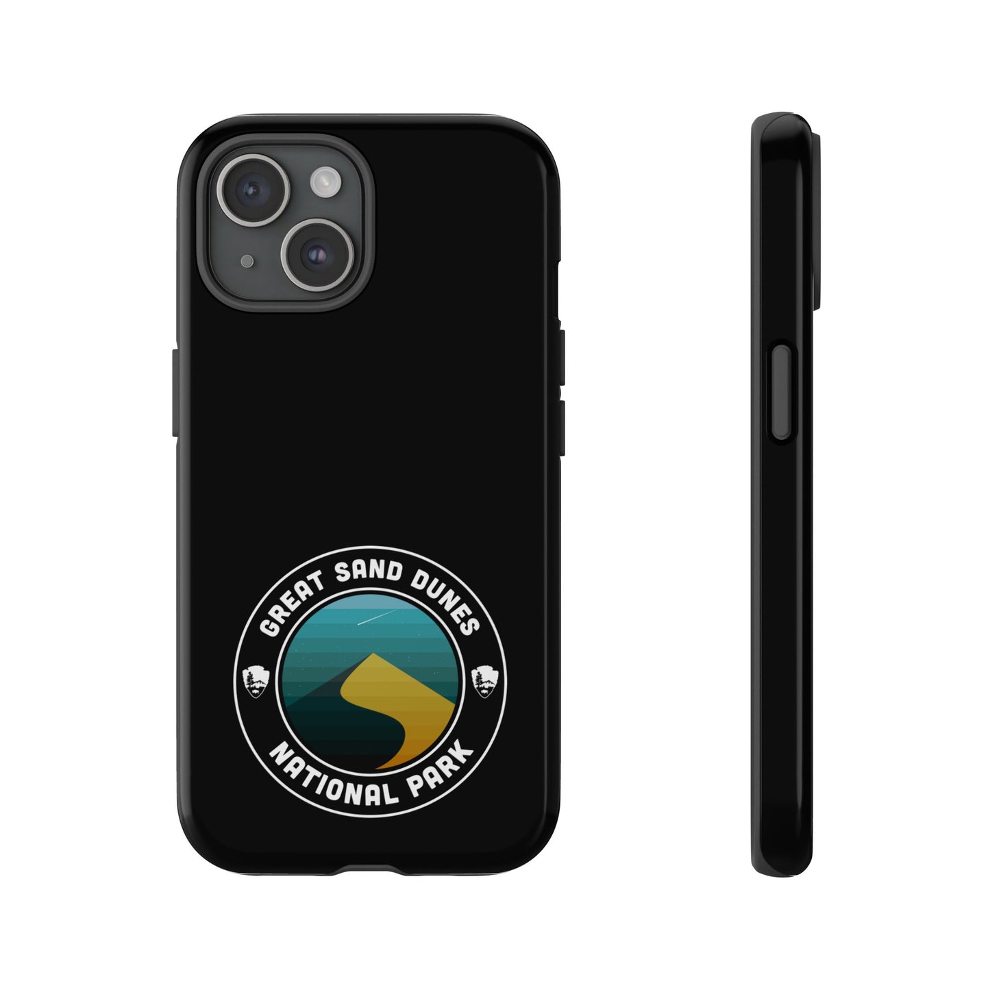 Great Sand Dunes National Park Phone Case - Round Emblem Design