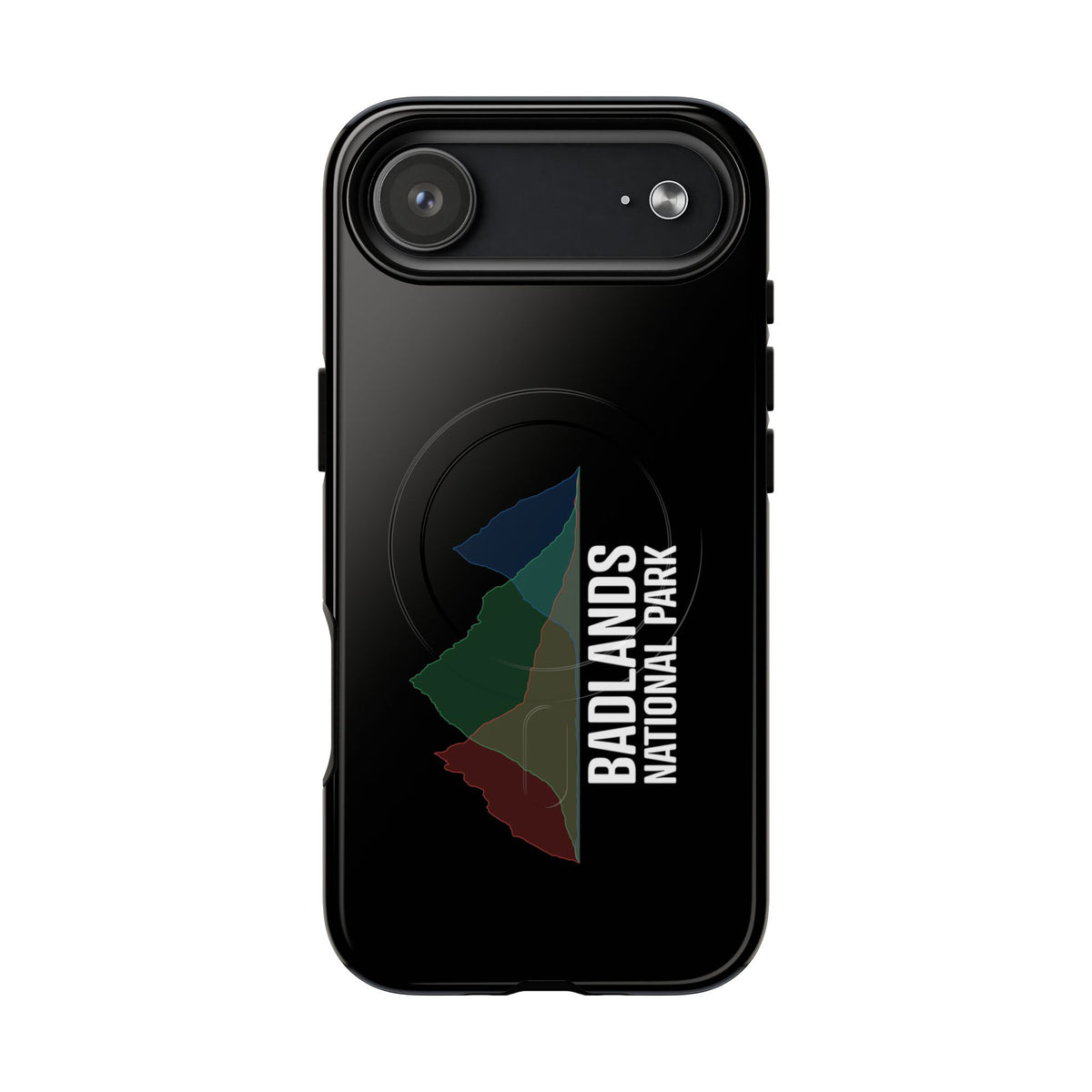 Badlands National Park iPhone Case with MagSafe - Histogram Design