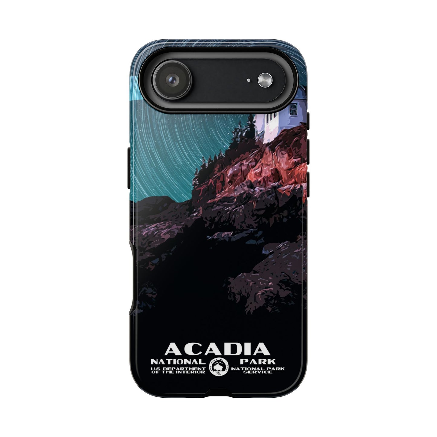Acadia National Park Phone Case - WPA Style
