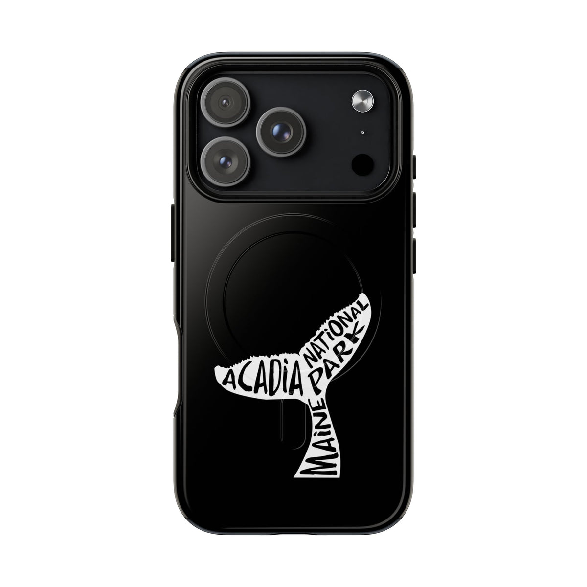 Acadia National Park iPhone Case with MagSafe - Humpback Whale Tail Design
