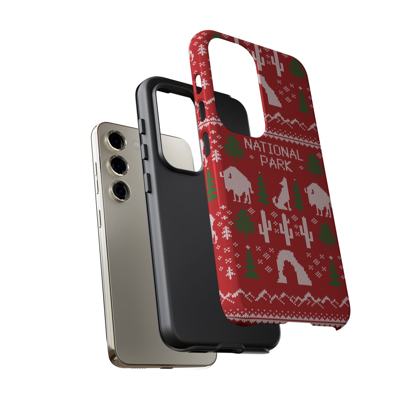 National Park Phone Case - Fair Isle Pattern