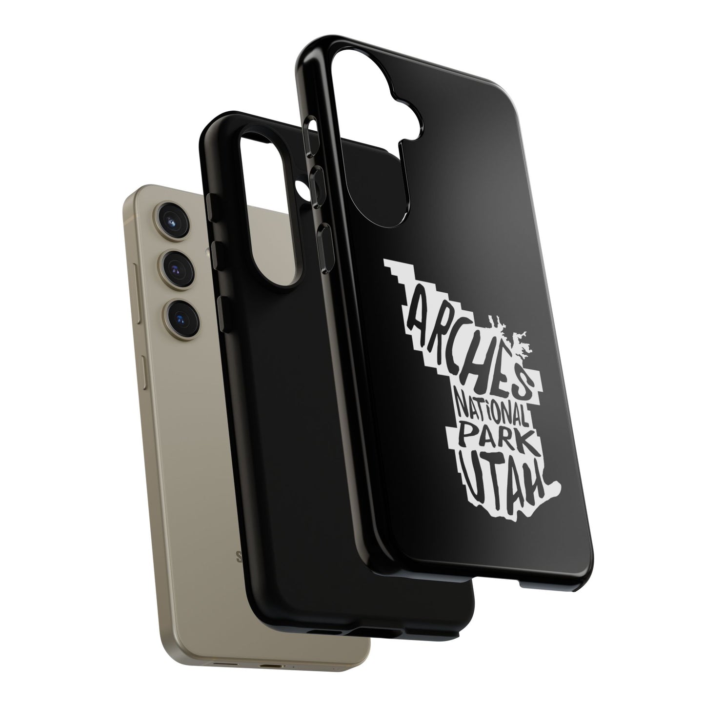 Arches National Park Phone Case - Map Design