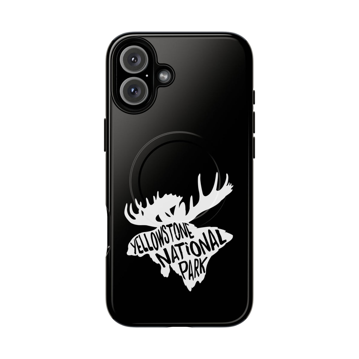 Yellowstone National Park iPhone Case with MagSafe - Moose Design