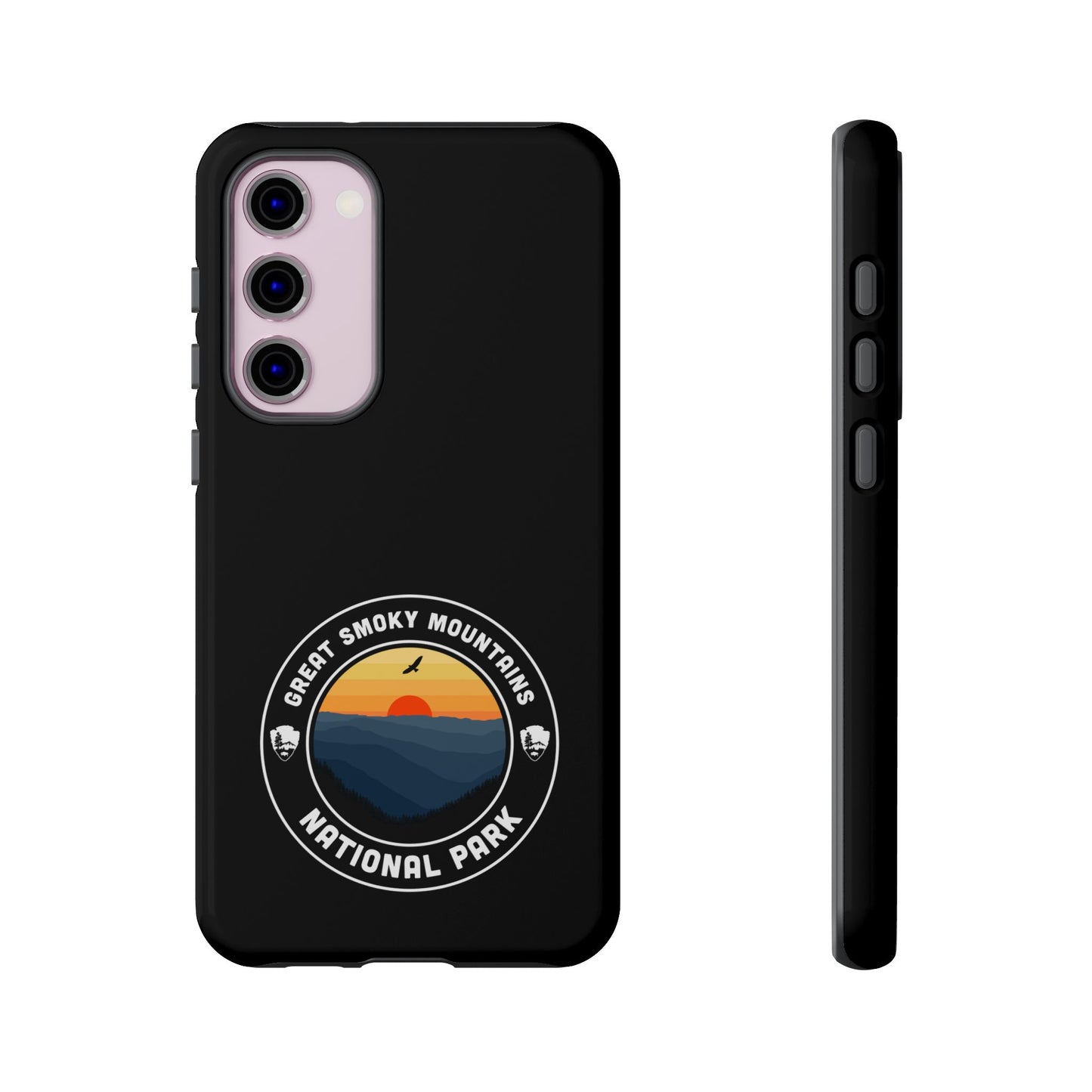 Great Smoky Mountains National Park Phone Case - Round Emblem Design