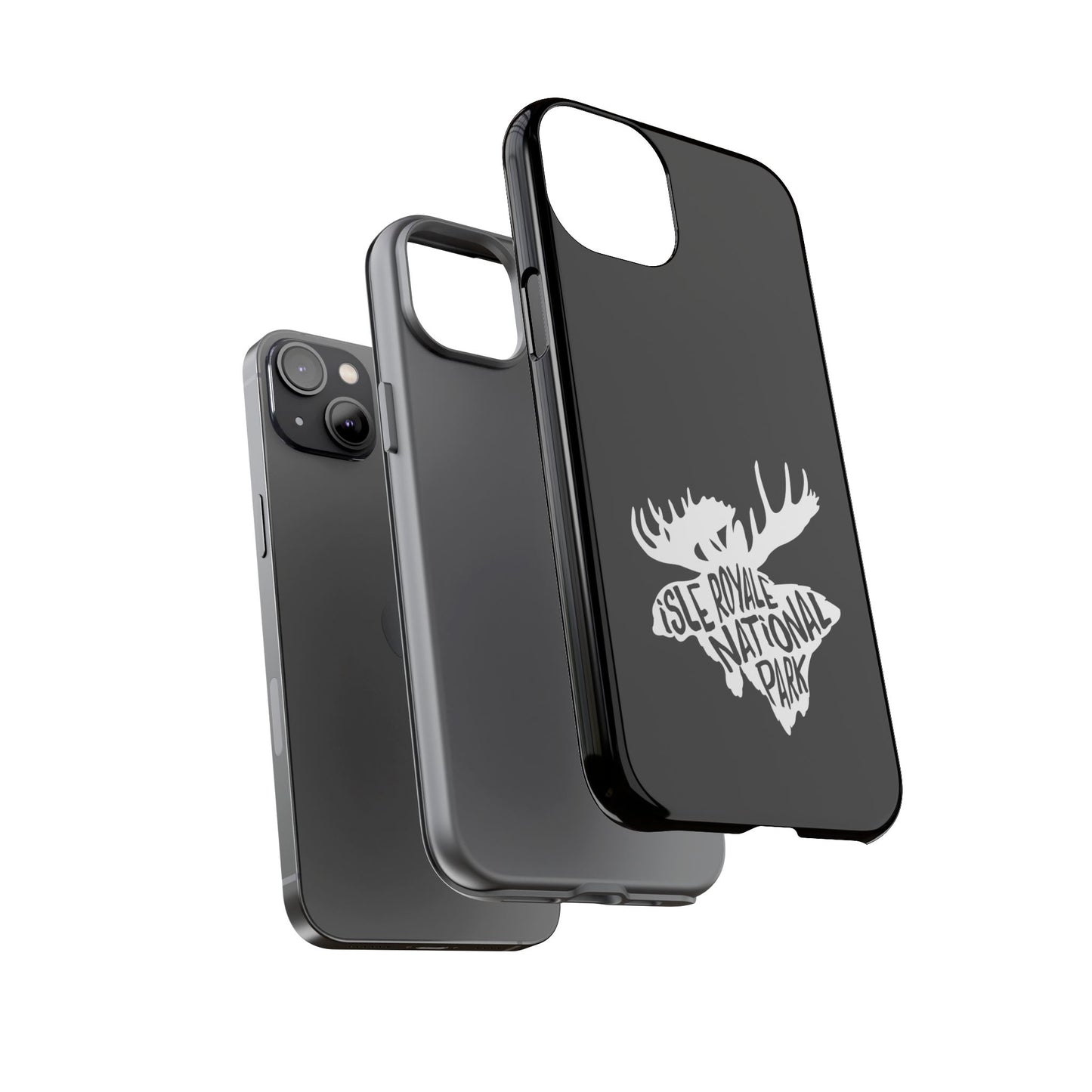 Isle Royale National Park Phone Case - Moose Design