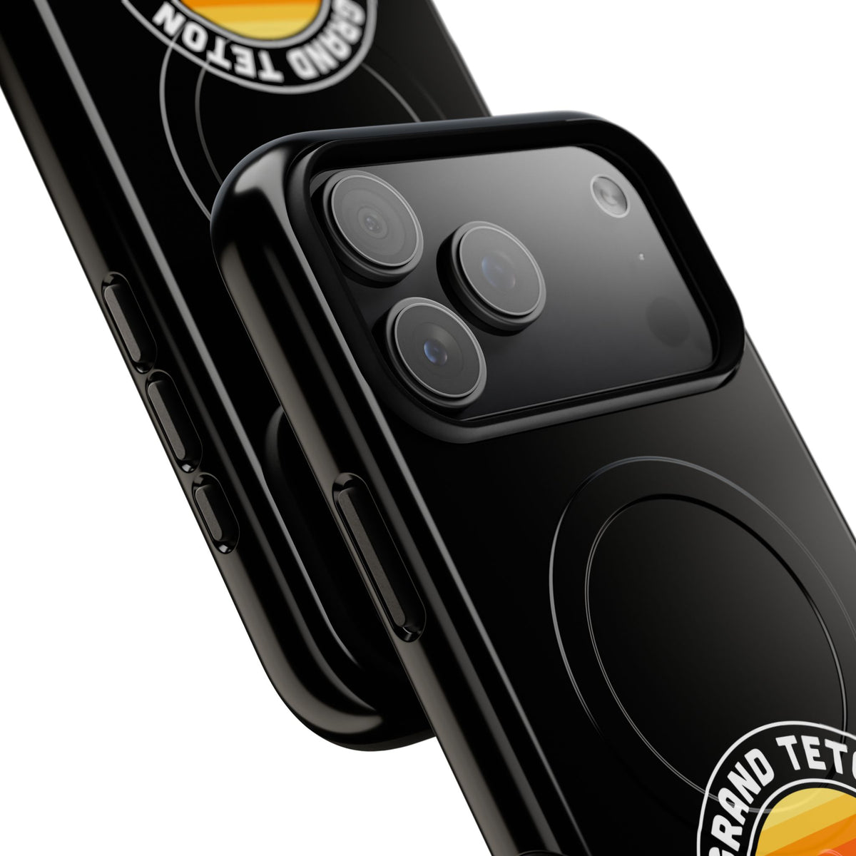 Grand Teton National Park iPhone Case with MagSafe - Round Emblem Design