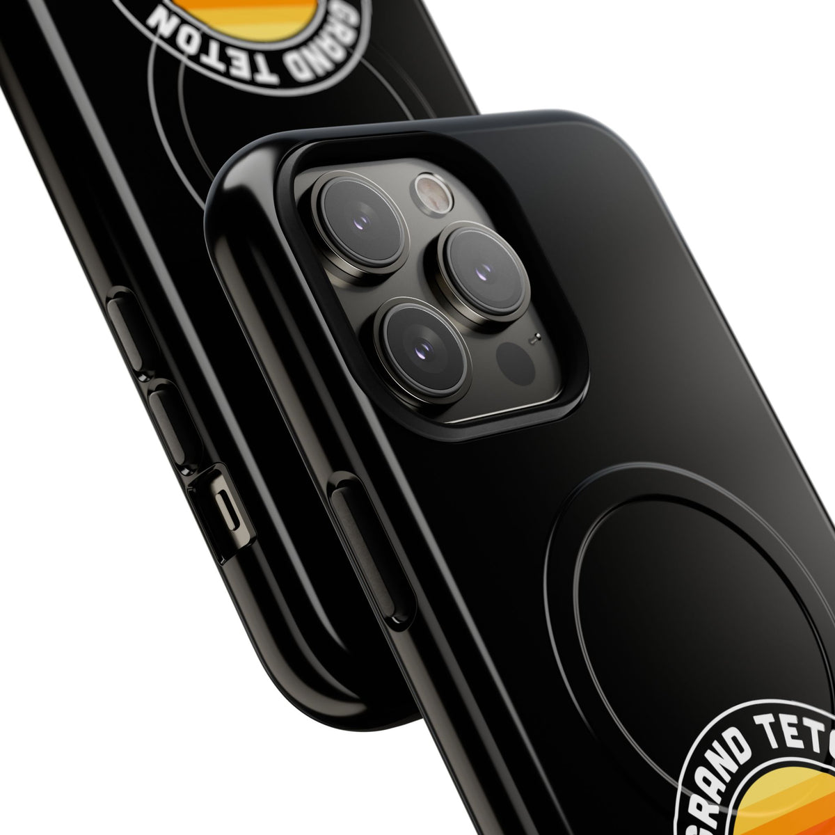 Grand Teton National Park iPhone Case with MagSafe - Round Emblem Design