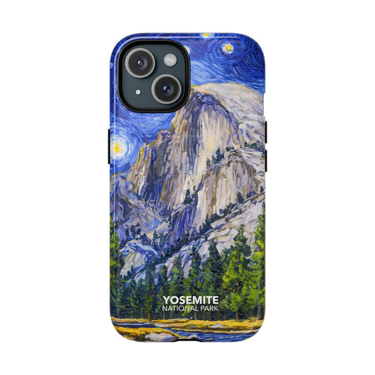 Yosemite National Park iPhone Case with MagSafe - Starry Night