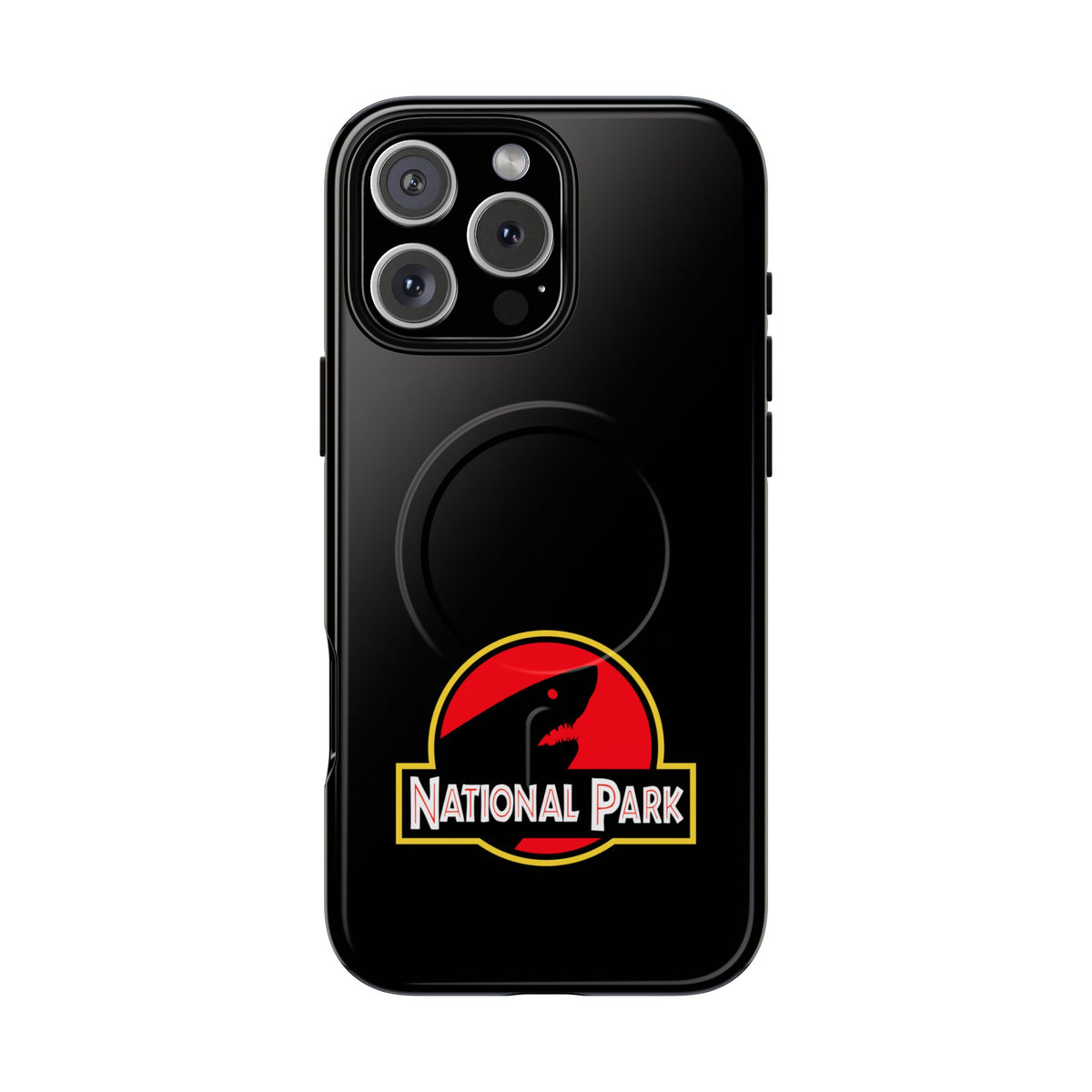 Shark National Park iPhone Case with MagSafe - Parody Logo