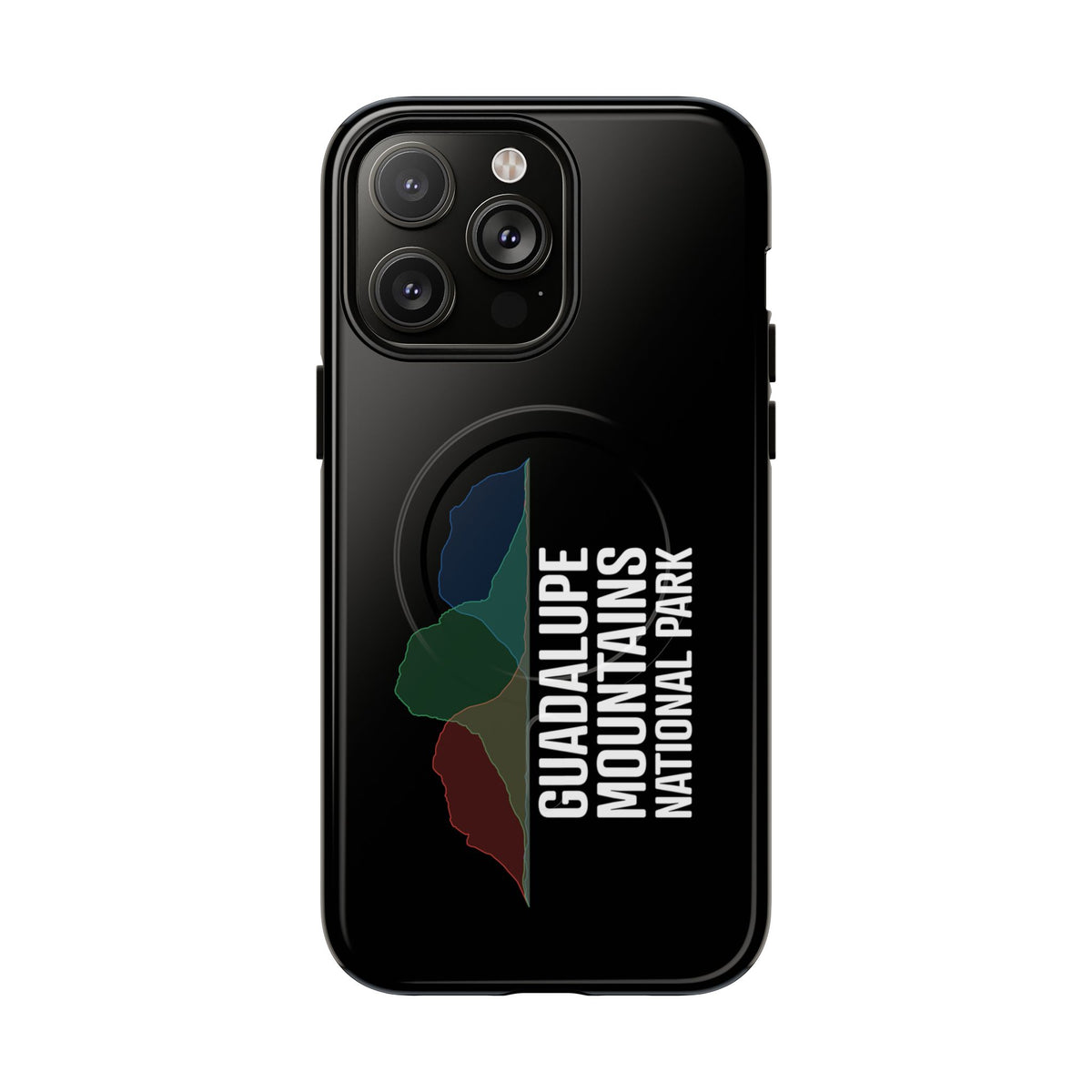 Guadalupe Mountains National Park iPhone Case with MagSafe - Histogram Design