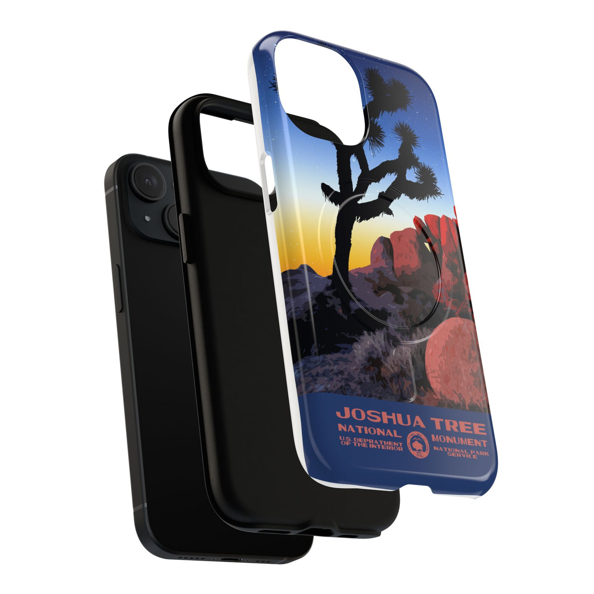 Joshua Tree National Park iPhone Case with MagSafe - Night
