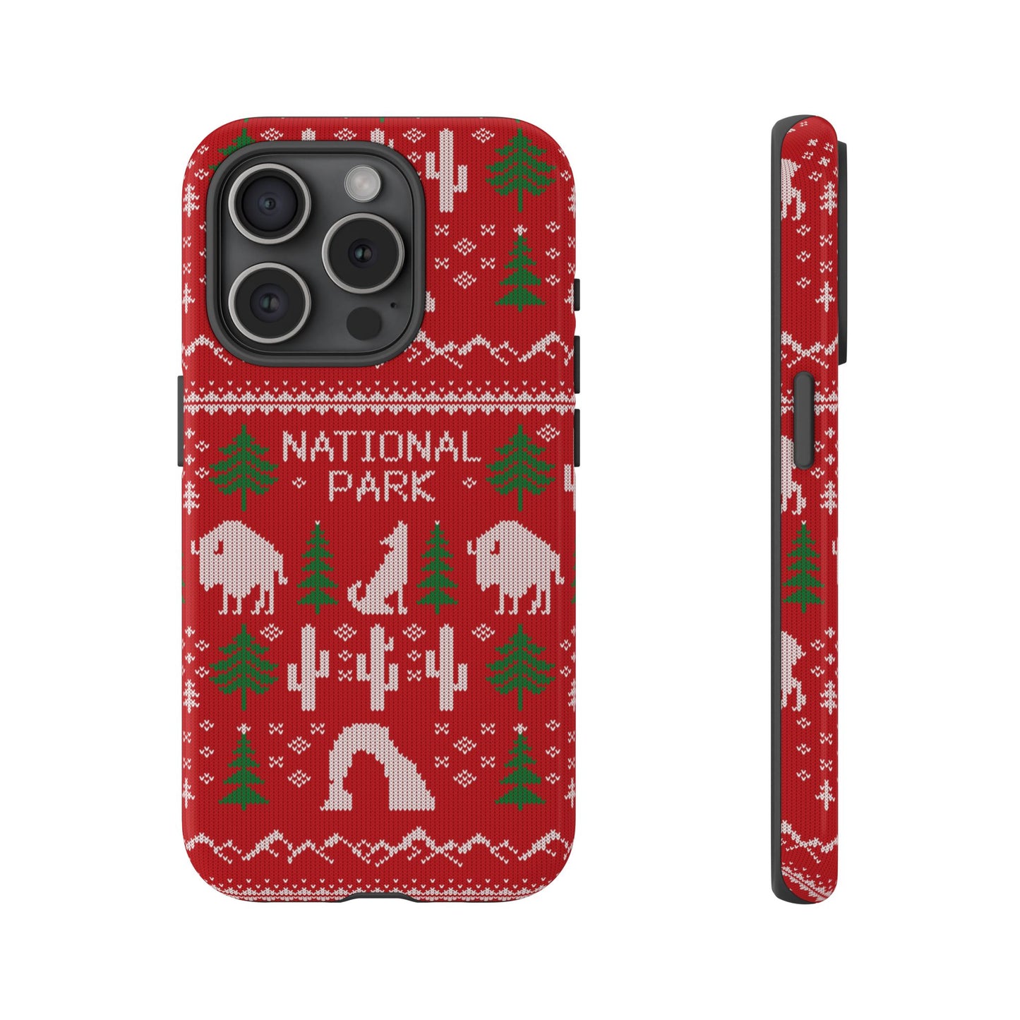 National Park Phone Case - Fair Isle Pattern