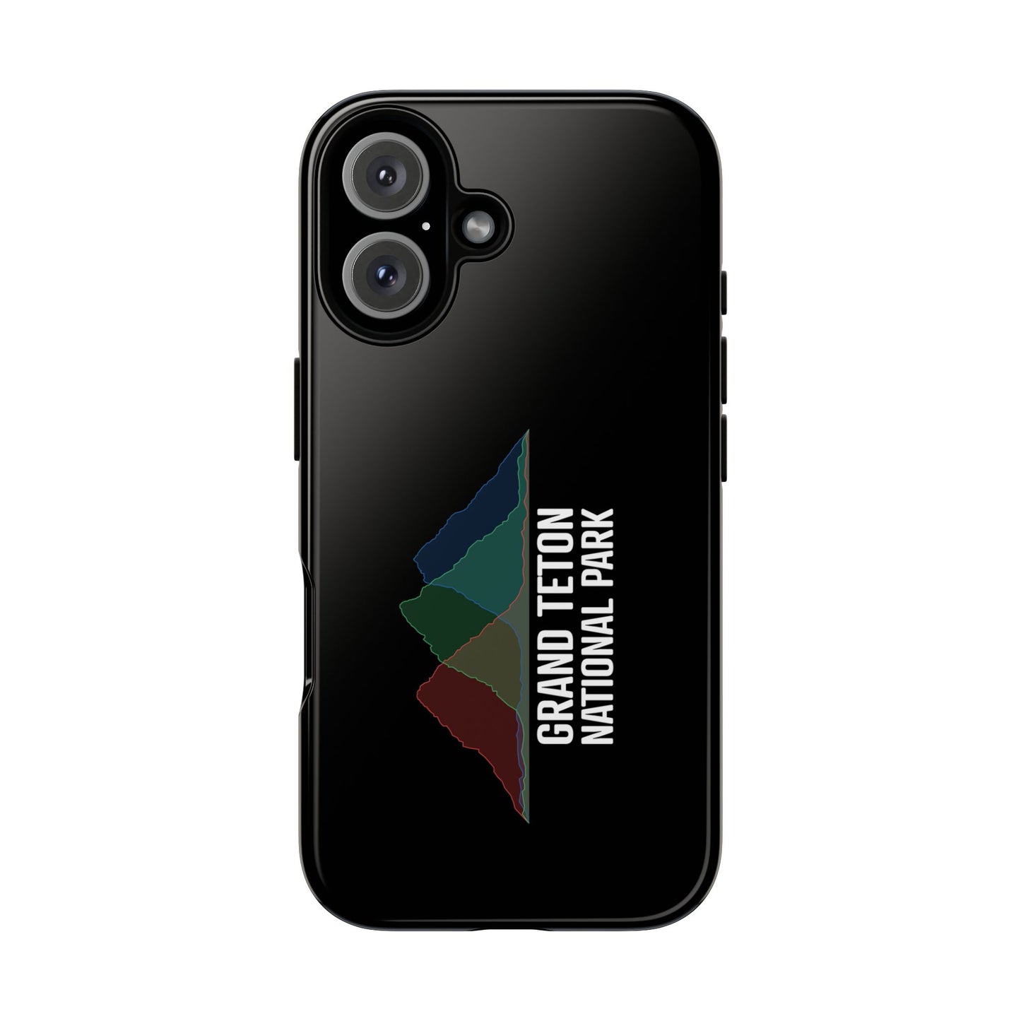 Grand Teton National Park Phone Case - Histogram Design
