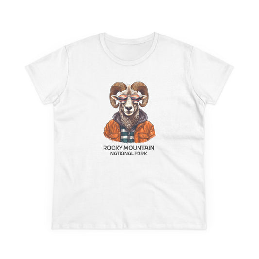 Rocky Mountain National Park Women's T-Shirt - Cool Bighorn Sheep